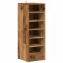 Mueble zapatero de aglomerado madera vieja 32x35x92 cm von , Schuhregale und Schuhorganisatoren - Ref: Foro24-856714, Preis: ...
