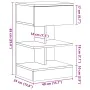 Mesitas de noche 2 uds madera ingeniería envejecida 40x35x65 cm de , Mesitas de noche - Ref: Foro24-856749, Precio: 89,25 €, ...