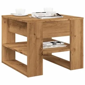 Mesa de centro madera de ingeniería roble artisan 55,5x55x45 cm by , Coffee table - Ref: Foro24-856819, Price: 50,97 €, Disco...