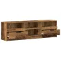Mueble de TV madera ingeniería madera envejecida 150x33,5x45cm by , TV Furniture - Ref: Foro24-856852, Price: 98,14 €, Discou...