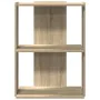 Librería 3 estantes madera ingeniería roble sonoma 60x30x80 cm de , Librerías y estanterías - Ref: Foro24-860258, Precio: 42,...