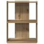 Librería 3 niveles madera ingeniería roble artesanal 60x30x80cm von , Bücherregale und Regale - Ref: Foro24-860264, Preis: 42...