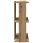 Librería 3 niveles madera ingeniería roble artesanal 60x30x80cm von , Bücherregale und Regale - Ref: Foro24-860264, Preis: 42...