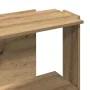 Librería 3 niveles madera ingeniería roble artesanal 60x30x80cm von , Bücherregale und Regale - Ref: Foro24-860264, Preis: 42...