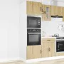 Armarios para horno 2 uds Lucca roble sonoma madera ingeniería by , Kitchen cabinets - Ref: Foro24-3315034, Price: 188,69 €, ...