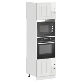 Armarios para horno 2 uds Kalmar blanco brillante de , Armarios de cocina - Ref: Foro24-3315043, Precio: 206,32 €, Descuento: %