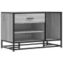 Banco zapatero madera de ingeniería gris sonoma 80x40x53,5 cm by , Benches for halls and storage - Ref: Foro24-849227, Price:...
