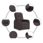 Sillón reclinable de tela marrón oscuro von , Sessel - Ref: Foro24-4015527, Preis: 178,16 €, Rabatt: %