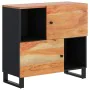 Aparador con 2 puertas madera maciza de acacia 80x33x75 cm by , Sideboards - Ref: Foro24-352922, Price: 145,37 €, Discount: %