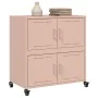 Aparador de acero laminado en frío rosa 68,5x39x72 cm von , Sideboards - Ref: Foro24-846651, Preis: 112,53 €, Rabatt: %