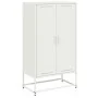 Aparador de acero blanco 68,5x38,5x123,5 cm by , Sideboards - Ref: Foro24-846499, Price: 108,42 €, Discount: %