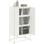 Aparador de acero blanco 68,5x38,5x123,5 cm by , Sideboards - Ref: Foro24-846499, Price: 108,42 €, Discount: %