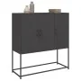 Aparador de acero negro 100,5x39x107 cm by , Sideboards - Ref: Foro24-846536, Price: 102,92 €, Discount: %