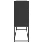 Aparador de acero negro 100,5x39x107 cm by , Sideboards - Ref: Foro24-846536, Price: 102,92 €, Discount: %