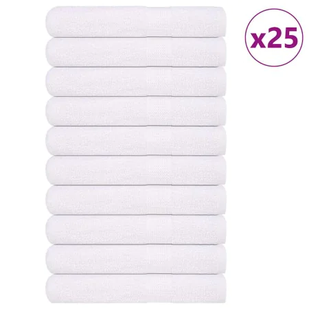 Toallas de sauna 25 uds 100% algodón blanco 80x200 cm 360 gsm de , Toallas - Ref: Foro24-136664, Precio: 224,42 €, Descuento: %