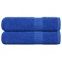 Toallas de baño 2 uds azul 100x150 cm 360 g/m² 100% algodón by , Towels - Ref: Foro24-136716, Price: 30,04 €, Discount: %