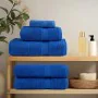 Toallas de ducha 4 uds 100% algodón azul 70x140 cm 360 gsm by , Towels - Ref: Foro24-136714, Price: 41,31 €, Discount: %
