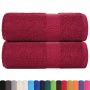 Toallas 2 uds 100% algodón burdeos 30x30 cm 360 gsm von , Handtücher - Ref: Foro24-136728, Preis: 11,06 €, Rabatt: %