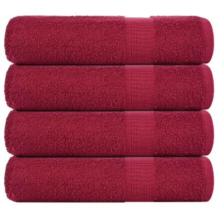 Toallas de Mano 4 uds burdeos 50x100cm 360 g/m² 100% algodón by , Towels - Ref: Foro24-136735, Price: 23,05 €, Discount: %