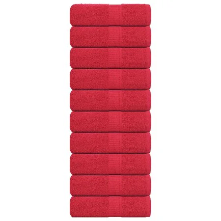 Toallas 10 uds 100% algodón rojo 30x30 cm 360 gsm von , Handtücher - Ref: Foro24-136922, Preis: 20,69 €, Rabatt: %