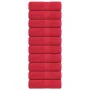 Toallas 10 uds 100% algodón rojo 30x30 cm 360 gsm von , Handtücher - Ref: Foro24-136922, Preis: 20,69 €, Rabatt: %