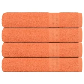 Toallas 4 uds 100% algodón naranja 100x200 cm 600 gsm by , Towels - Ref: Foro24-136915, Price: 56,72 €, Discount: %