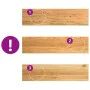 Peldaños de escalera 2 uds madera maciza roble marrón claro by , Stair mats - Ref: Foro24-3283793, Price: 140,94 €, Discount: %