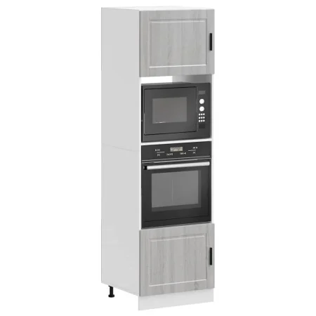 Armarios para horno 2 uds Porto gris sonoma madera ingeniería de , Armarios de cocina - Ref: Foro24-3315057, Precio: 217,62 €...