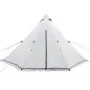 Tienda familiar tipi 6 personas tela opaca impermeable blanca by , tents - Ref: Foro24-4009448, Price: 356,35 €, Discount: %