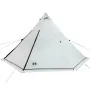 Tienda familiar tipi 6 personas tela opaca impermeable blanca by , tents - Ref: Foro24-4009448, Price: 356,35 €, Discount: %