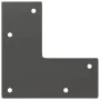 Patas de mesa tipo horquilla 4 uds acero macizo antracita 10 cm by , Table legs - Ref: Foro24-4012430, Price: 28,79 €, Discou...