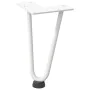 Patas de mesa tipo horquilla 4 uds acero macizo blanco 20 cm by , Table legs - Ref: Foro24-4012413, Price: 31,74 €, Discount: %