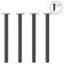 Patas para mesa de centro 4 uds acero antracita 72-74 cm by , Table legs - Ref: Foro24-4012458, Price: 61,33 €, Discount: %