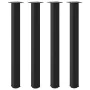 Patas para mesa de centro 4 uds acero negro 90-92 cm von , Tischbeine - Ref: Foro24-4012472, Preis: 118,82 €, Rabatt: %