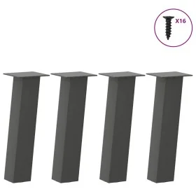 Patas para mesa de centro 4 uds acero antracita 30 cm by , Table legs - Ref: Foro24-4012498, Price: 58,62 €, Discount: %