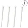 Patas para mesa de centro 4 uds acero blanco 72 cm by , Table legs - Ref: Foro24-4012493, Price: 57,49 €, Discount: %