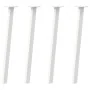 Patas para mesa de centro 4 uds acero blanco 72 cm by , Table legs - Ref: Foro24-4012493, Price: 57,49 €, Discount: %