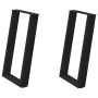 Patas para mesa comedor forma U 2uds acero negro 60x(72-73) cm de , Patas para mesas - Ref: Foro24-4012788, Precio: 78,49 €, ...