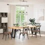 Patas para mesa comedor forma U 2uds acero negro 60x(72-73) cm de , Patas para mesas - Ref: Foro24-4012788, Precio: 78,49 €, ...