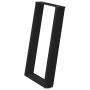 Patas para mesa comedor forma U 2uds acero negro 60x(72-73) cm de , Patas para mesas - Ref: Foro24-4012788, Precio: 78,49 €, ...