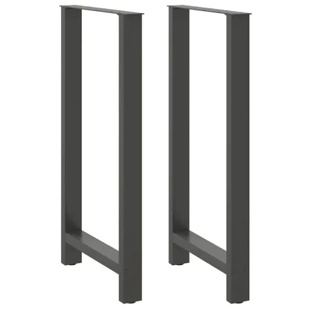 Patas de mesa de centro acero antracita 2 uds 60x(110-111) cm de , Patas para mesas - Ref: Foro24-4013358, Precio: 123,55 €, ...