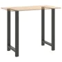 Patas de mesa de centro acero antracita 2 uds 60x(110-111) cm de , Patas para mesas - Ref: Foro24-4013358, Precio: 123,55 €, ...
