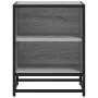 Mesita noche madera de ingeniería gris sonoma 40x31x50 cm metal von , Nachttische - Ref: Foro24-848705, Preis: 36,70 €, Rabat...