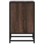 Mesita de noche madera ingeniería roble marrón 40x31x50cm metal by , Nightstands - Ref: Foro24-848707, Price: 36,71 €, Discou...