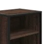 Mesita de noche madera ingeniería roble marrón 40x31x50cm metal by , Nightstands - Ref: Foro24-848707, Price: 36,71 €, Discou...