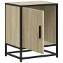 Mesita de noche madera ingeniería roble sonoma 40x31x50cm metal de , Mesitas de noche - Ref: Foro24-848711, Precio: 36,46 €, ...