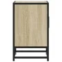 Mesita de noche madera ingeniería roble sonoma 40x31x50cm metal de , Mesitas de noche - Ref: Foro24-848711, Precio: 36,46 €, ...