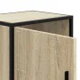 Mesita de noche madera ingeniería roble sonoma 40x31x50cm metal de , Mesitas de noche - Ref: Foro24-848711, Precio: 36,46 €, ...