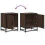 Mesitas noche 2 uds madera ingeniería marrón roble 40x31x50 cm von , Nachttische - Ref: Foro24-848718, Preis: 65,70 €, Rabatt: %