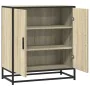Aparador madera ingeniería y metal roble Sonoma 68x35x76 cm by , Sideboards - Ref: Foro24-848965, Price: 76,04 €, Discount: %